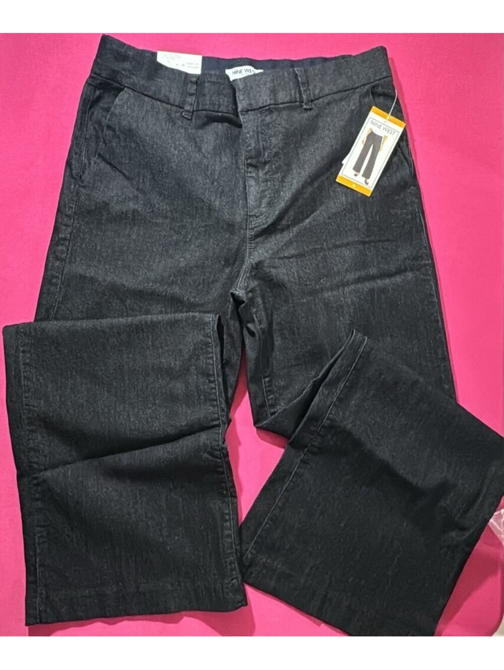 Nine West Jeans – Black Denim Straight Leg Classic Fit Size 12
